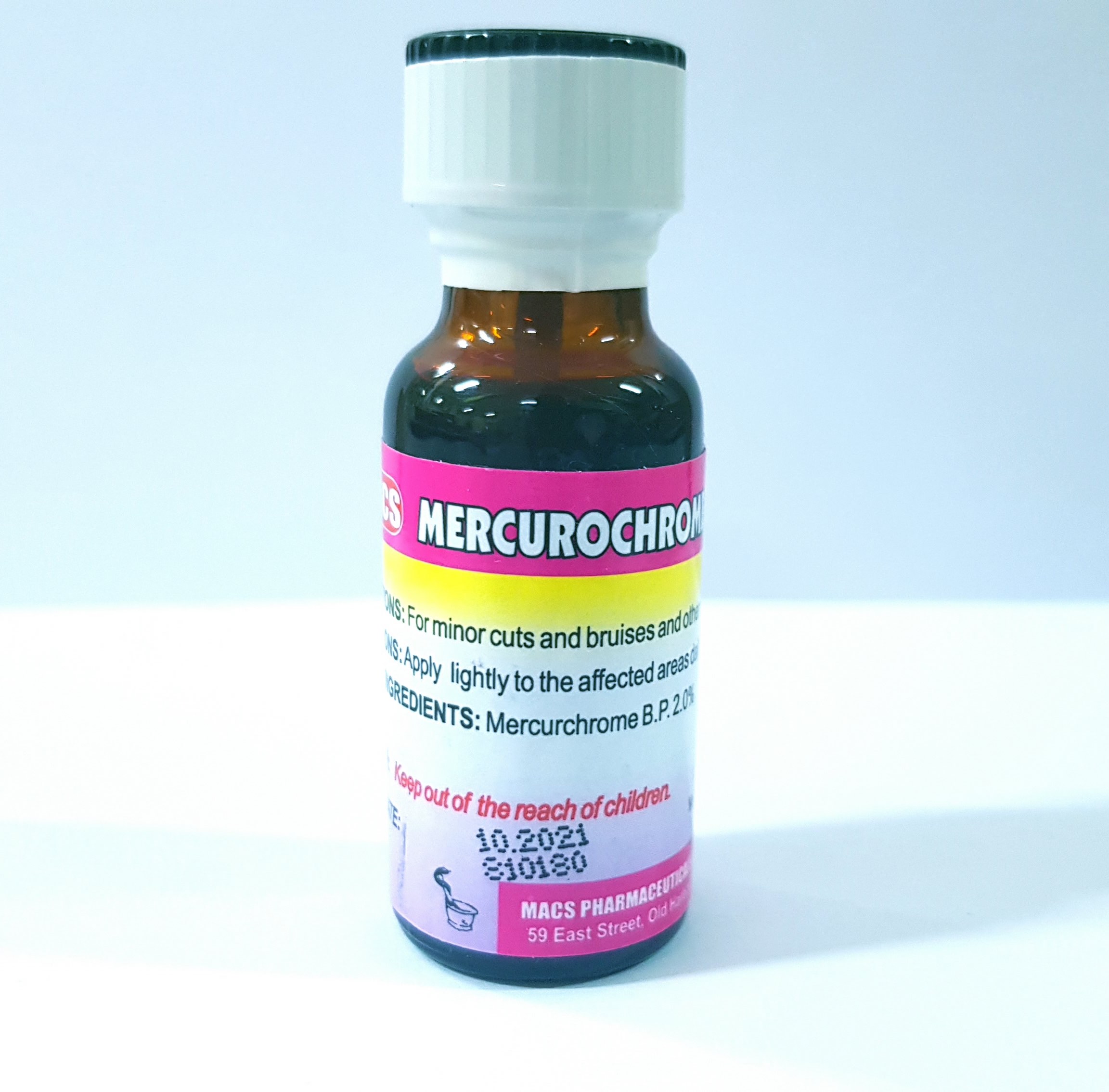 MERCUROCHROME SOLUTION – Macs Pharmaceuticals & Cosmetics 05 Ltd.